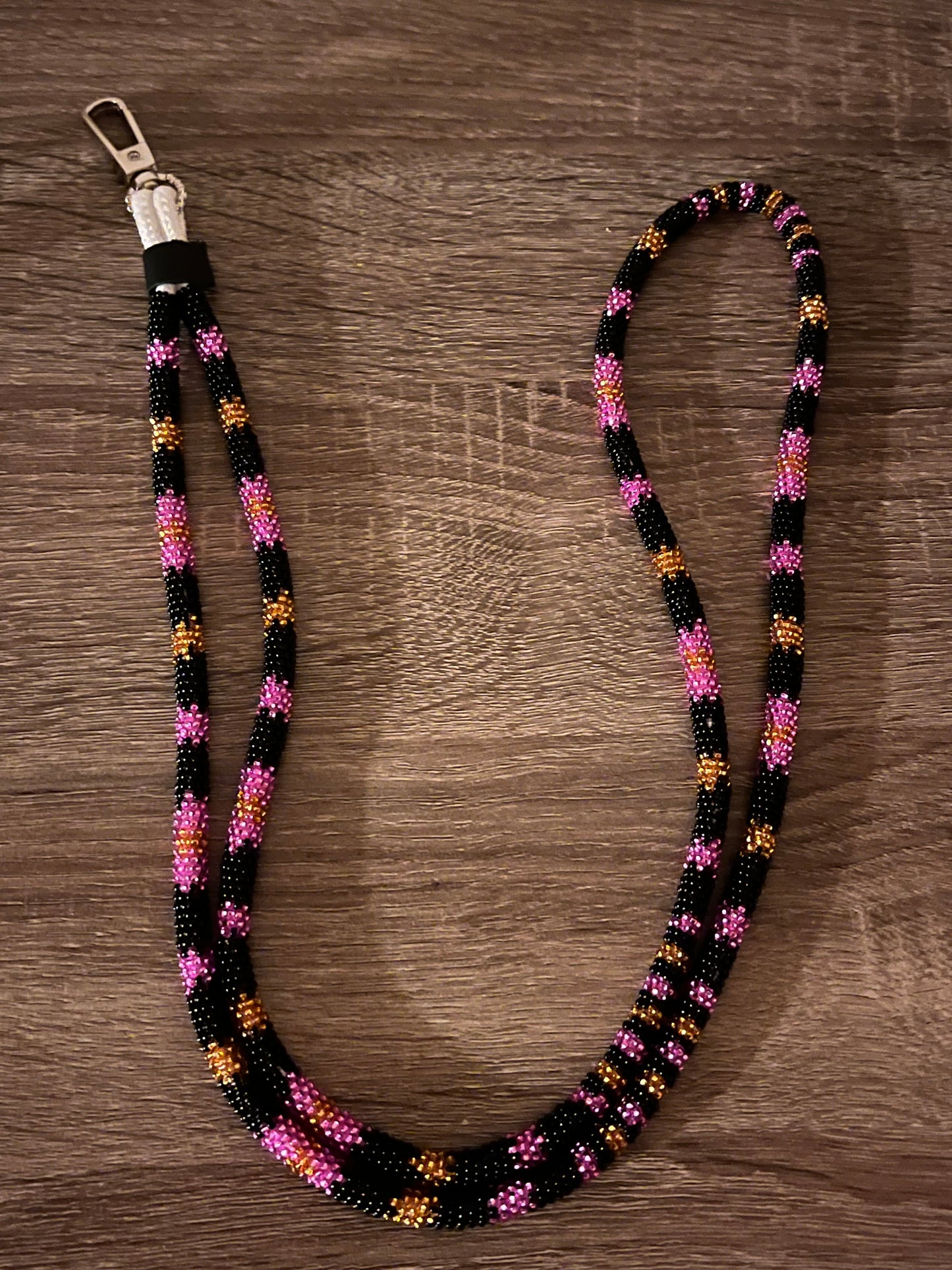 Purple & Gold Lanyard