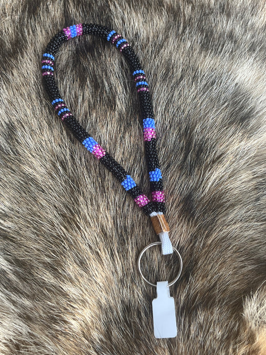 Shiney Purple Keychain