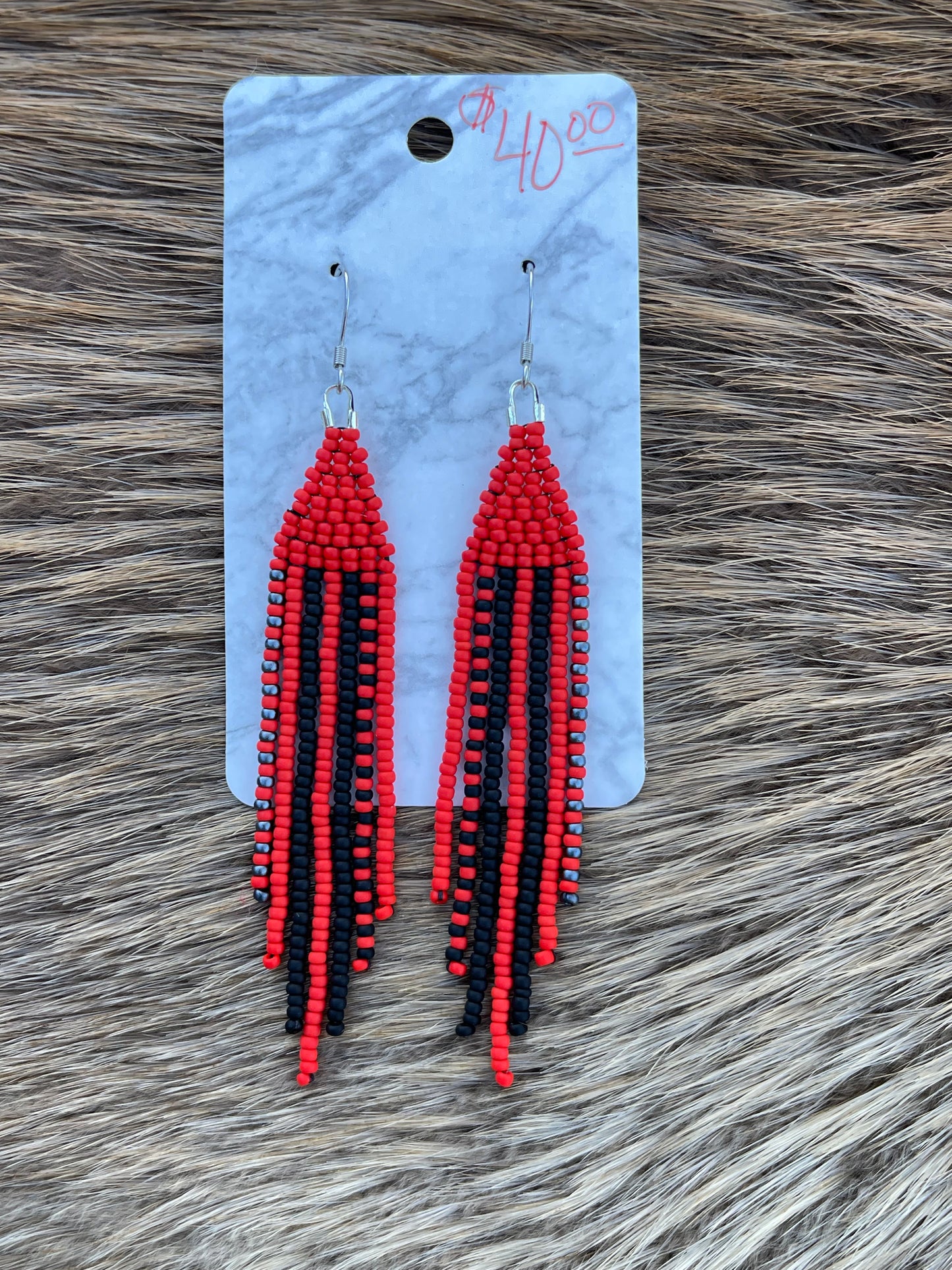 Black & Red Fringe