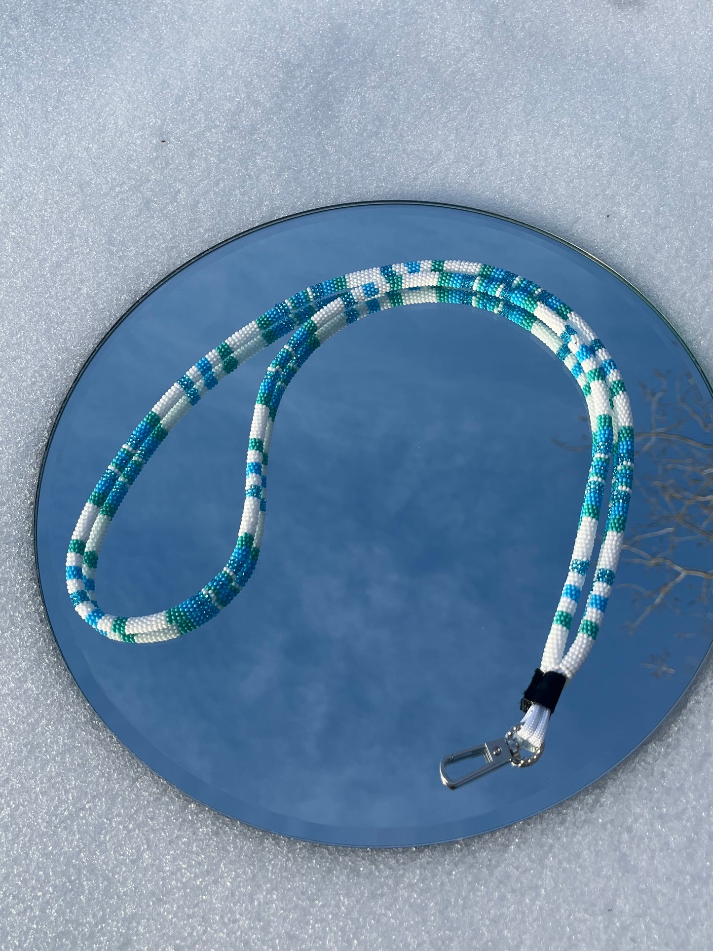 Snowy Sky Lanyard