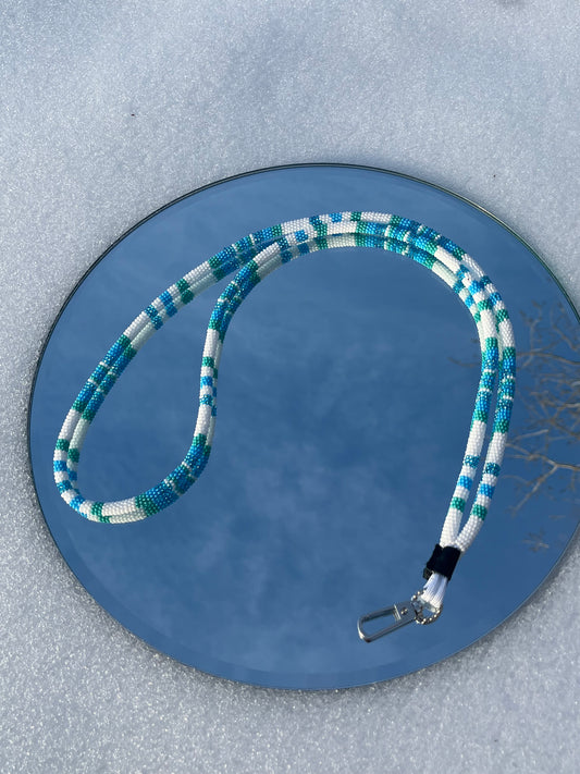 Snowy Sky Lanyard
