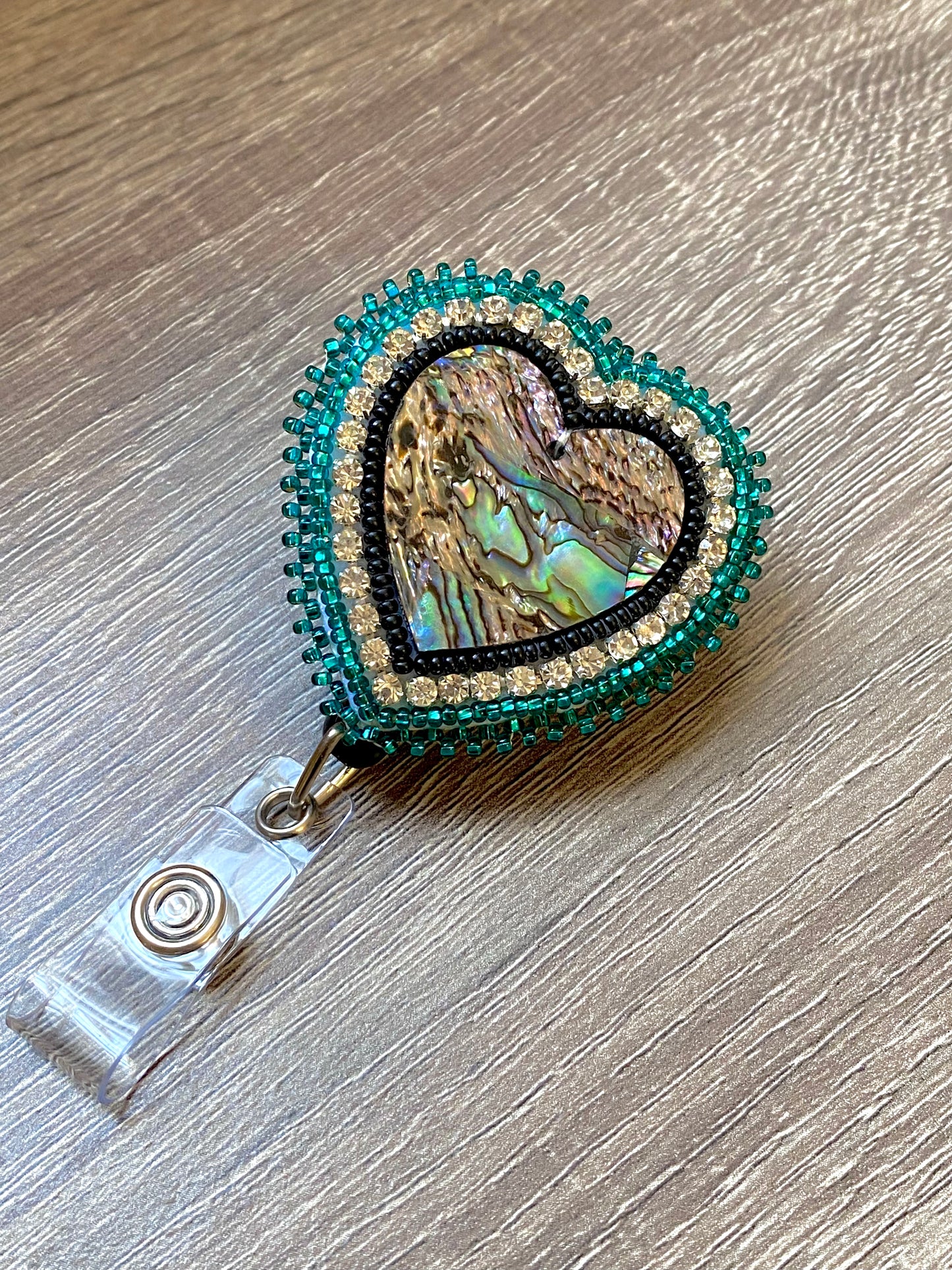 Abalone Badge Reel