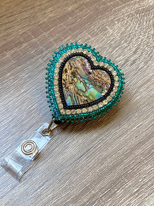 Abalone Badge Reel