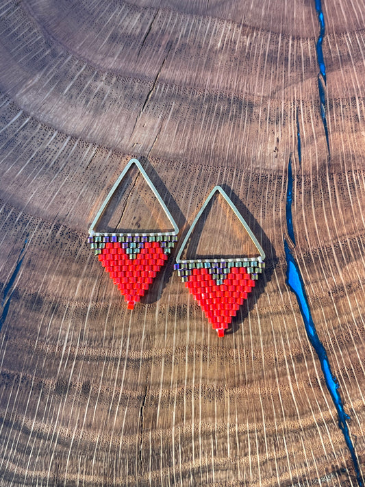 Cherry Red Valentine Hearts