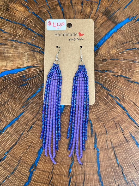 Blue/Purple Earrings
