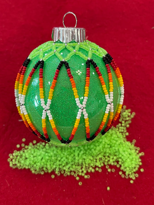 2.5” Plastic / Glittered on the inside