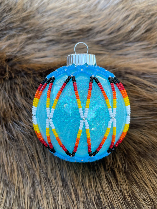 2.5” Plastic / Glittered on the inside