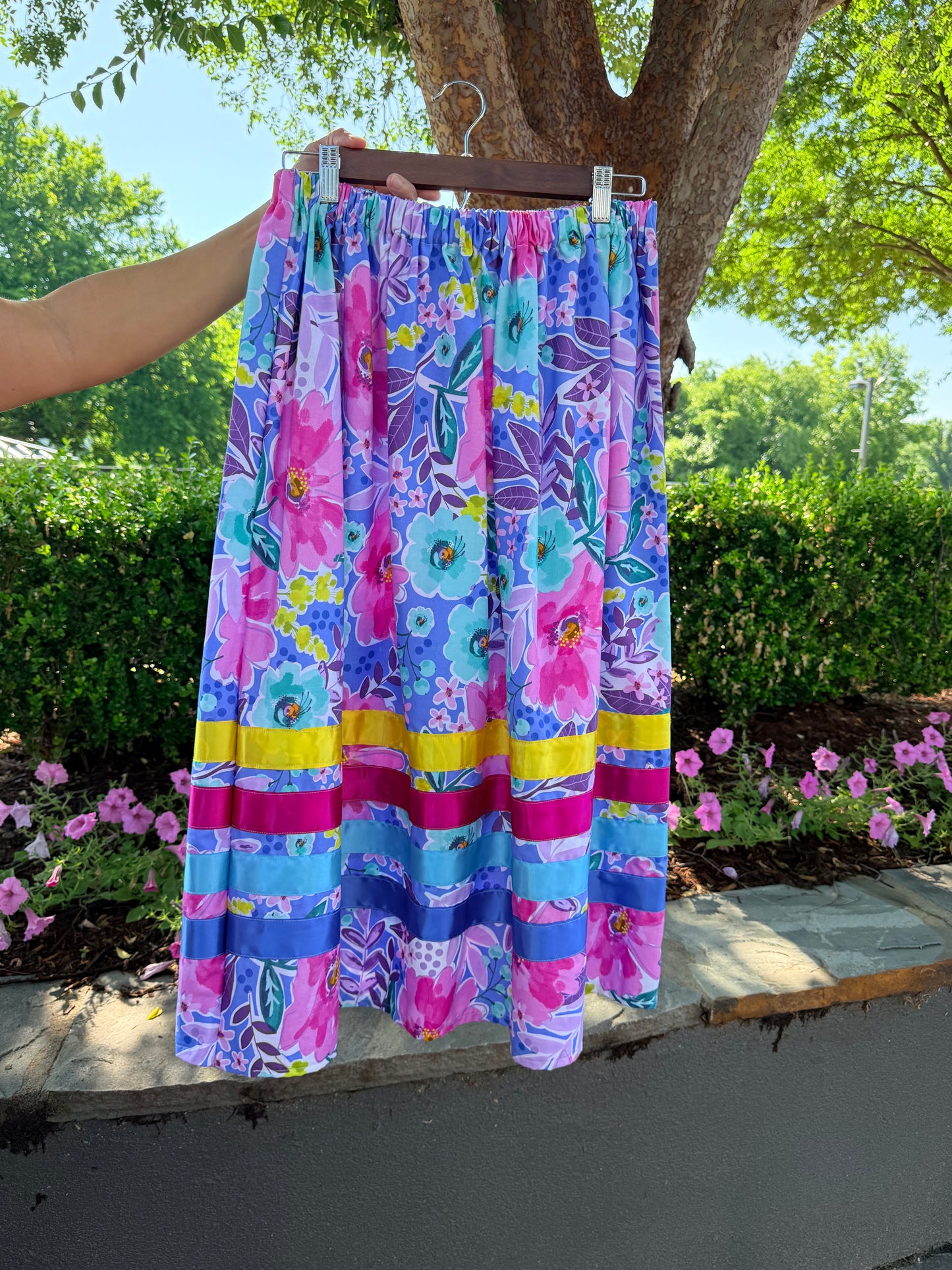 Spring ribbon skirt