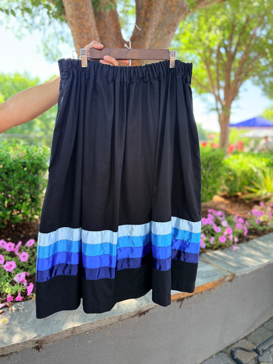 Black ribbon skirt
