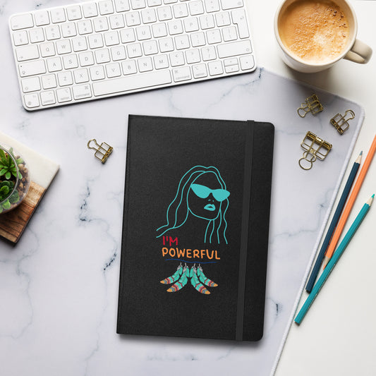 I'm Powerful Hardcover bound notebook