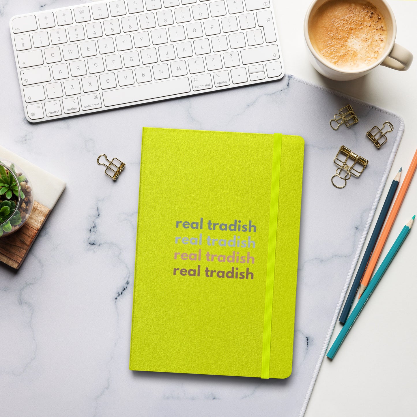 Real Tradish- Hardcover bound notebook