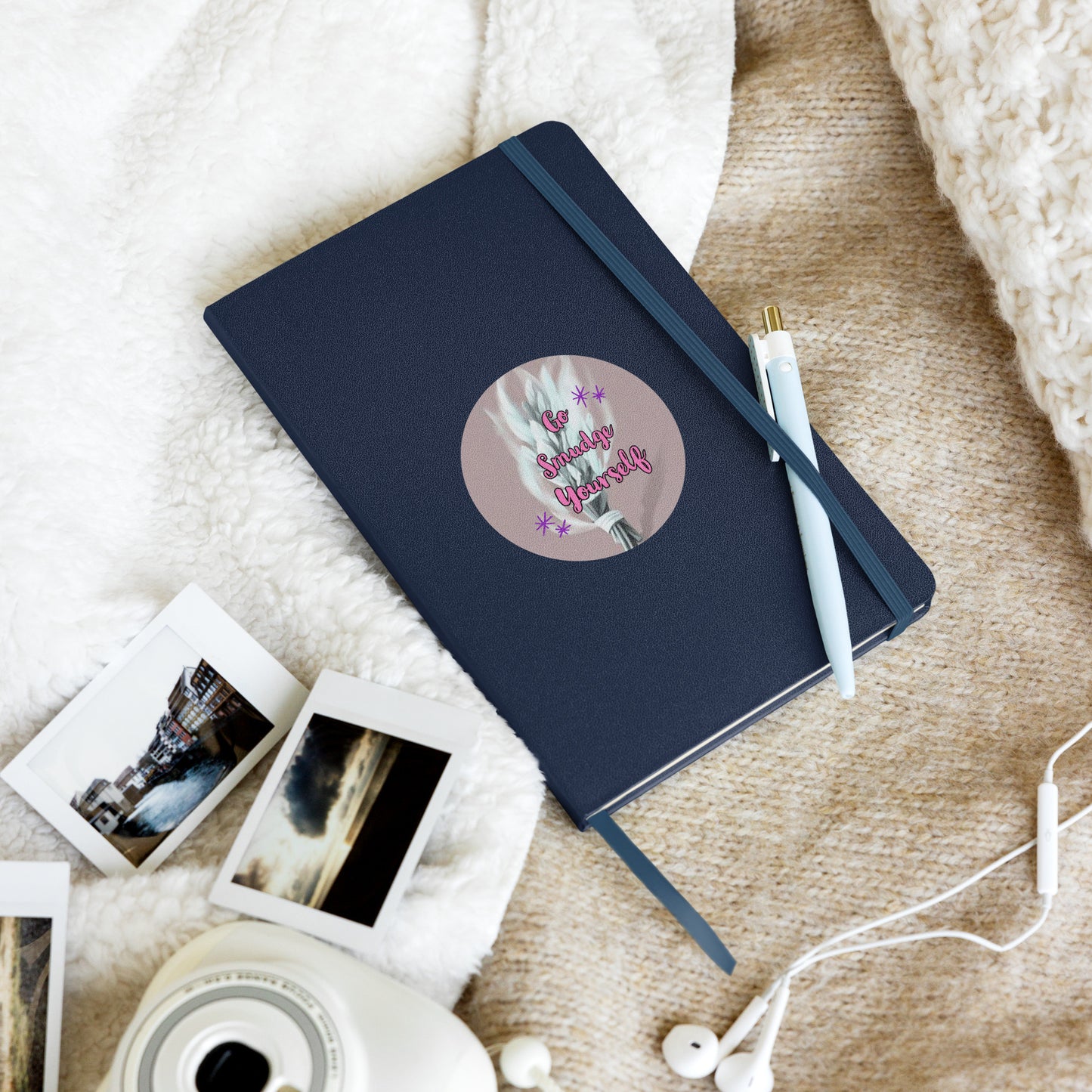 Smudge Yourself- Hardcover bound notebook