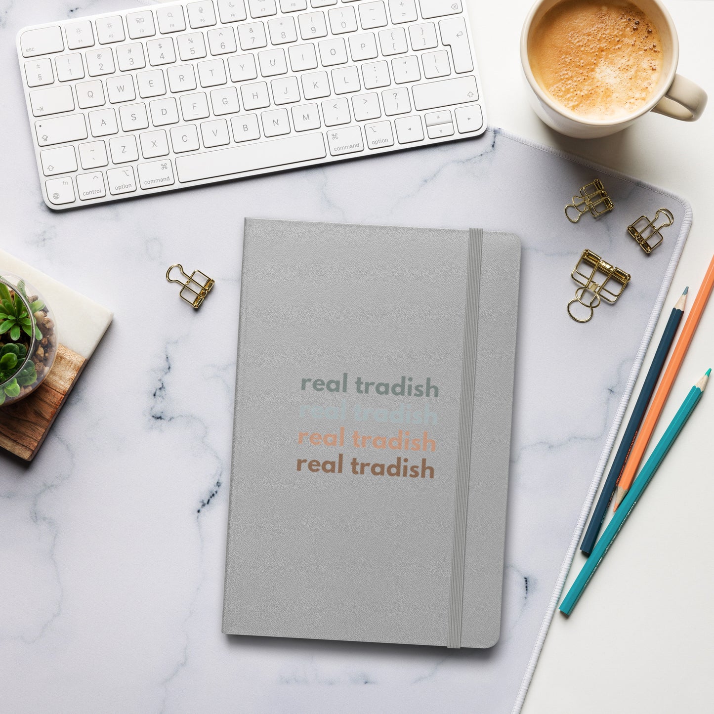 Real Tradish- Hardcover bound notebook