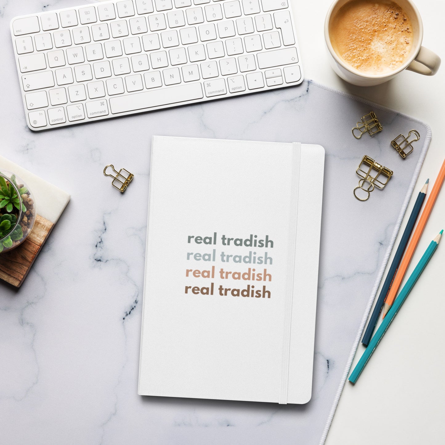 Real Tradish- Hardcover bound notebook