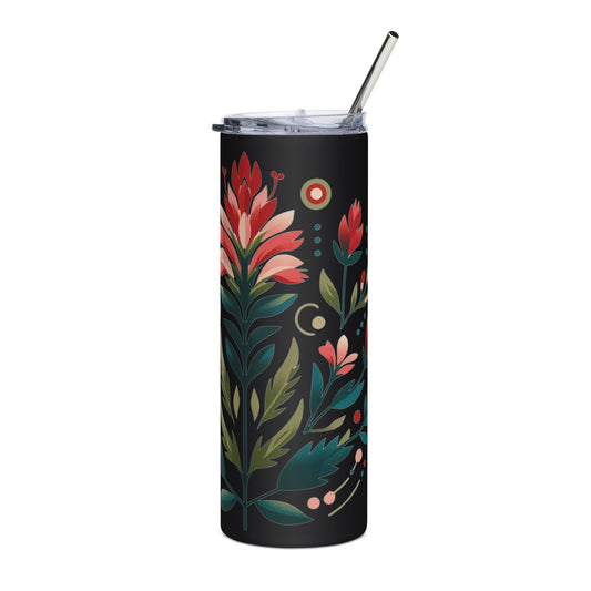 Indian Paintbrush Flower Stainless steel tumbler