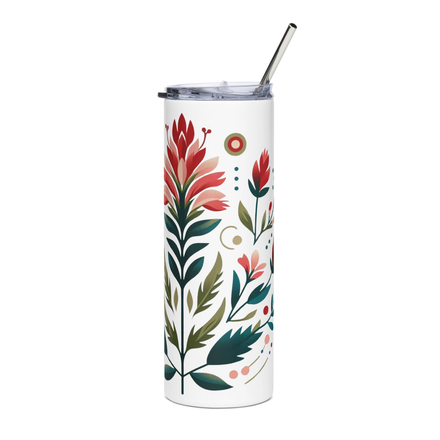 Indian Paintbrush Flower Stainless steel tumbler