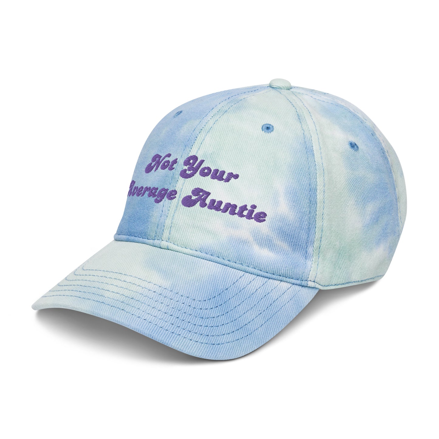 Not Your Average Auntie Tie dye hat